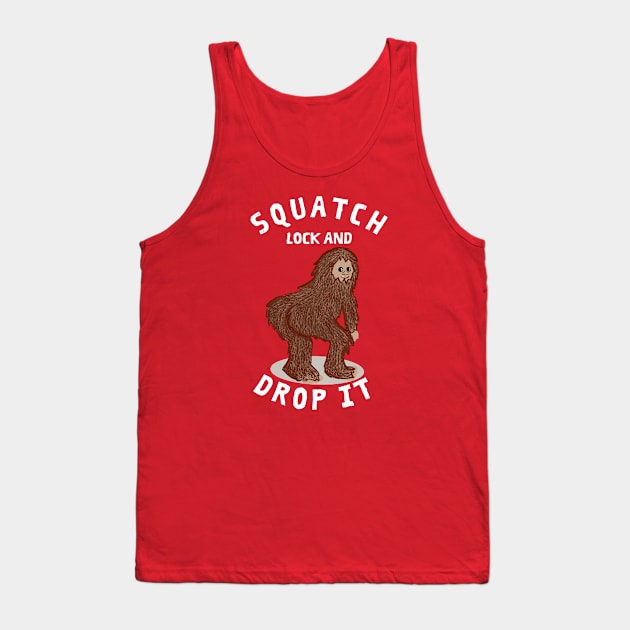 Sasquatch Twerking Tank Top by Midnight Pixels